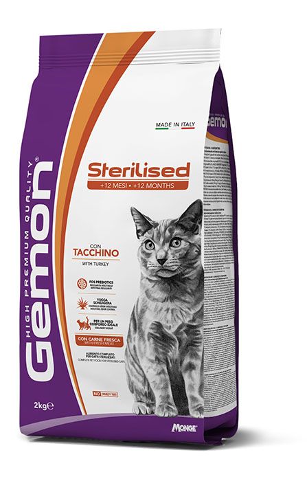 Gemon High Premium Sterilised with Turkey 2 kg