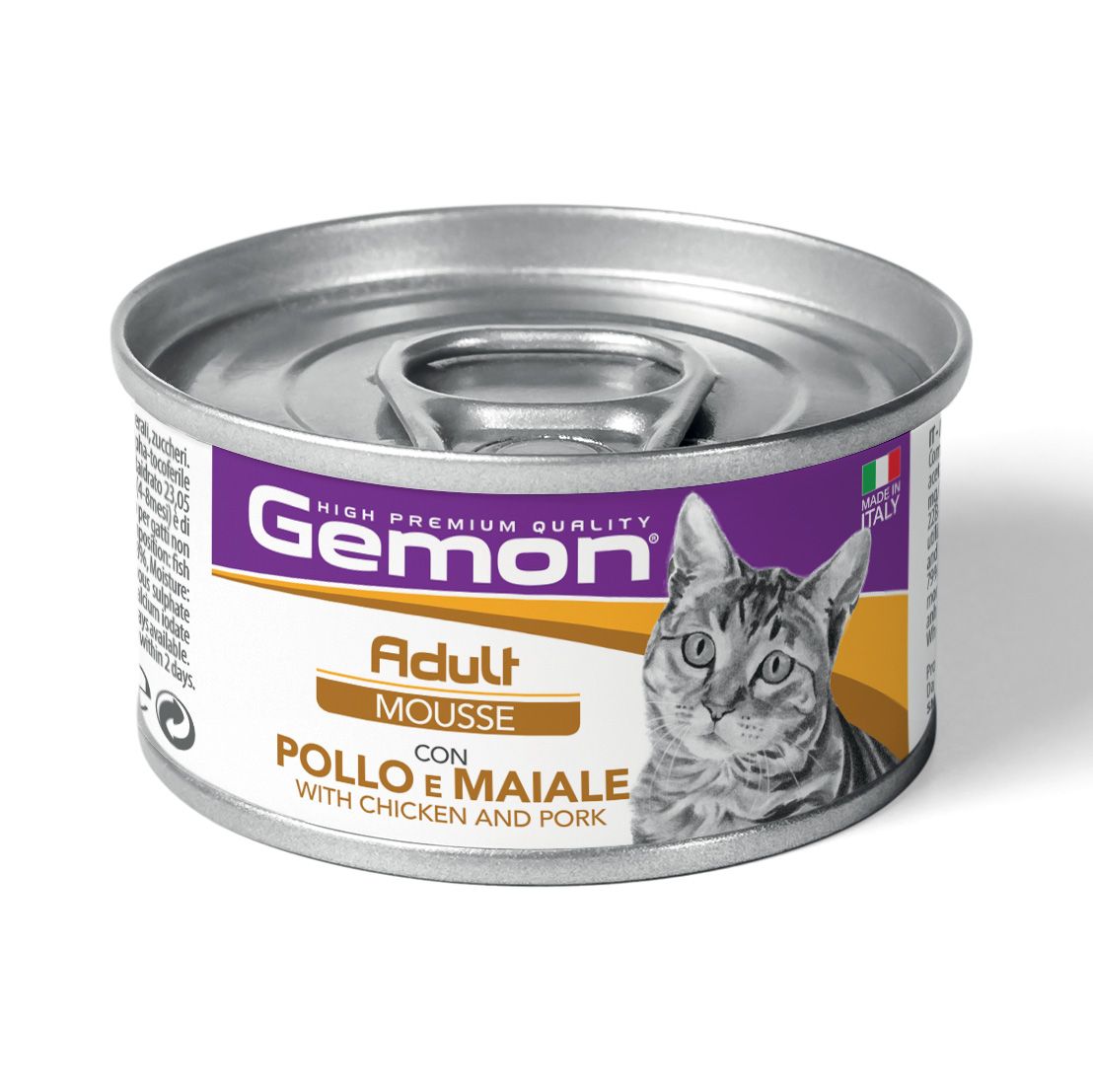 Gemon High Premium Adult Mousse with Chicken and Pork 85 g
