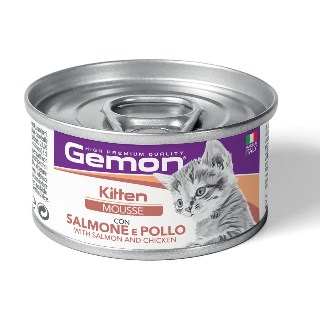 Gemon High Premium Kitten Mousse with Salmon and Chicken 85 g