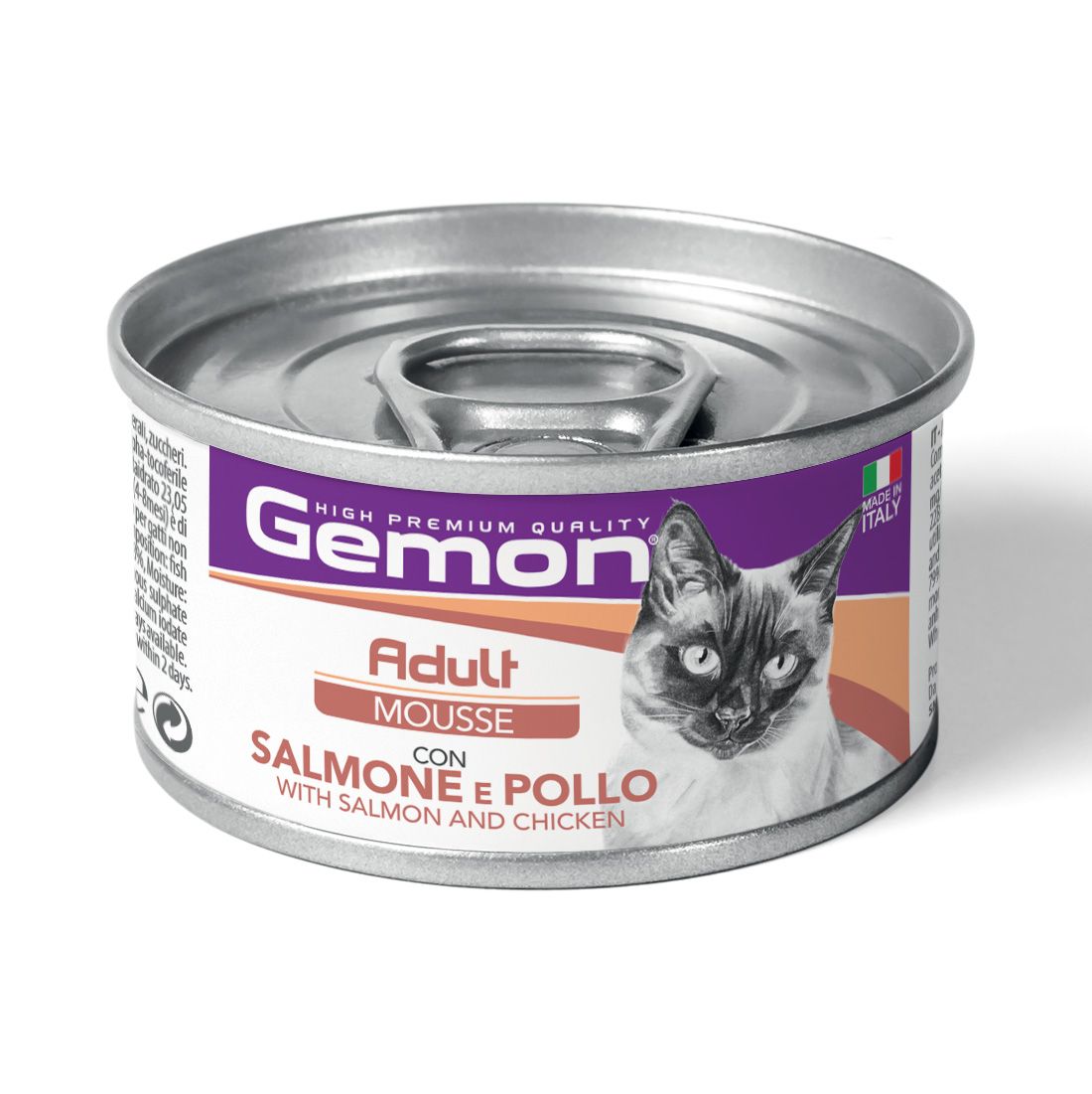 Gemon High Premium Adult Mousse with Salmon and Chicken 85 g