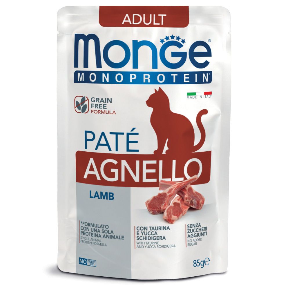 Monge Monoprotein Adult Pâté with Lamb 85 g