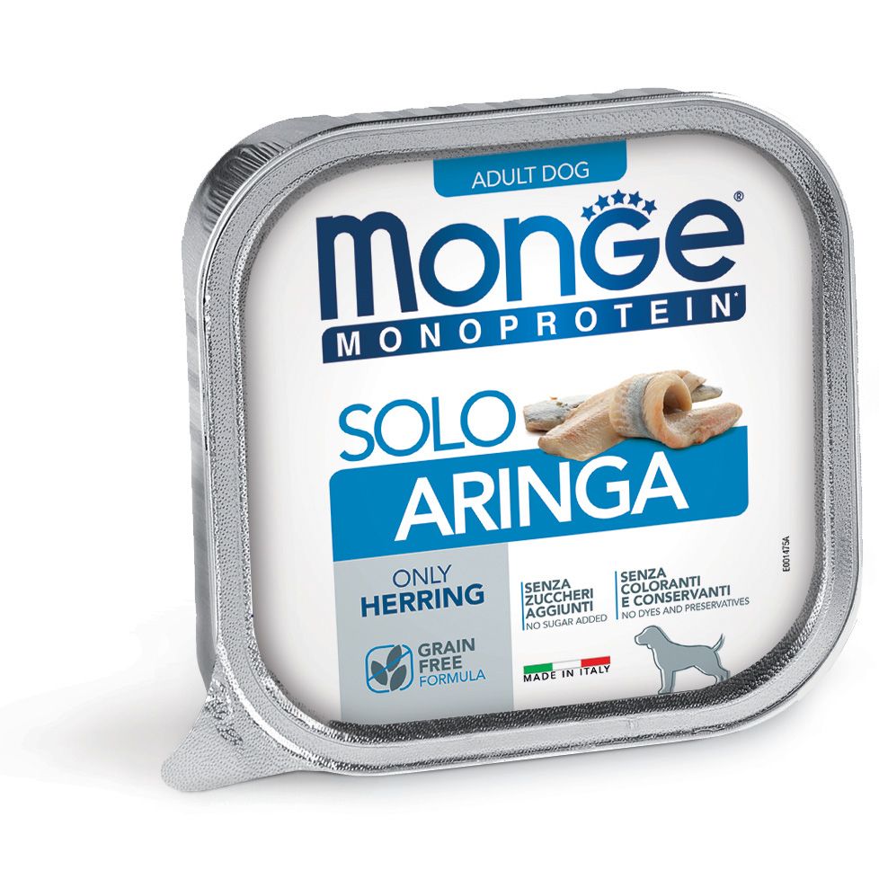 Monge Monoprotein Adult Pâté Solo Herring 150 g
