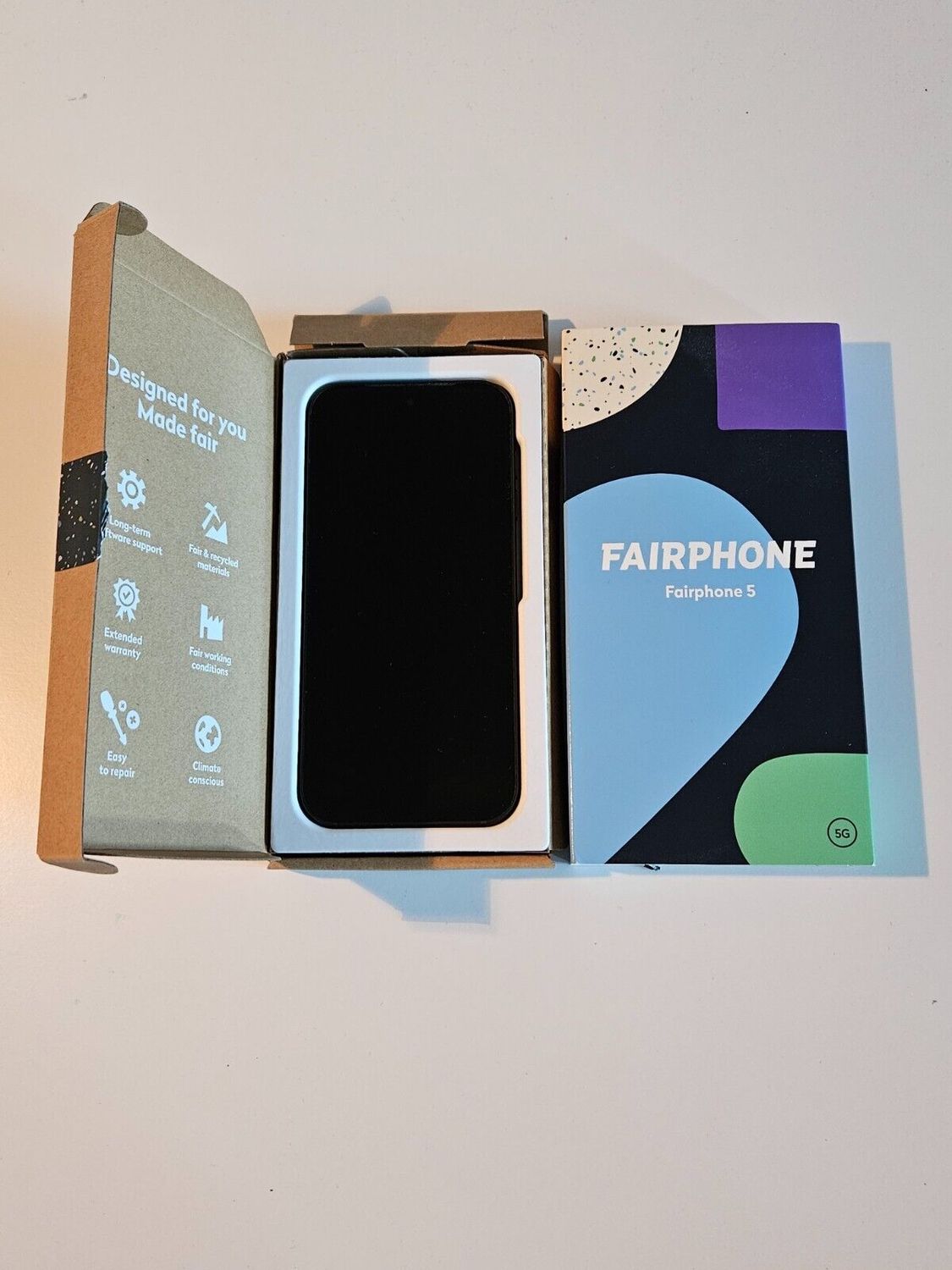 Fairphone 5 5G 256 Go Matt Black : Un smartphone éthique, puissant et durable