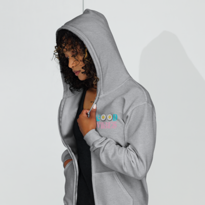 Good Vibes - Unisex heavy blend zip hoodie