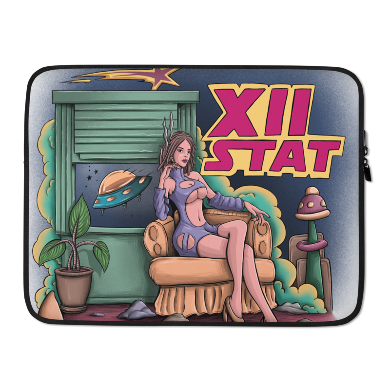 XII STAT - 'Alien Girl" Laptop Sleeve