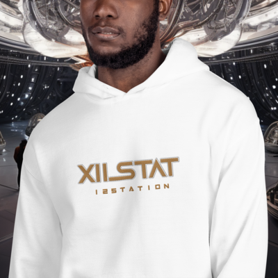 XII STAT - &#39;12 STAT&#39; Embroidered Hoodie