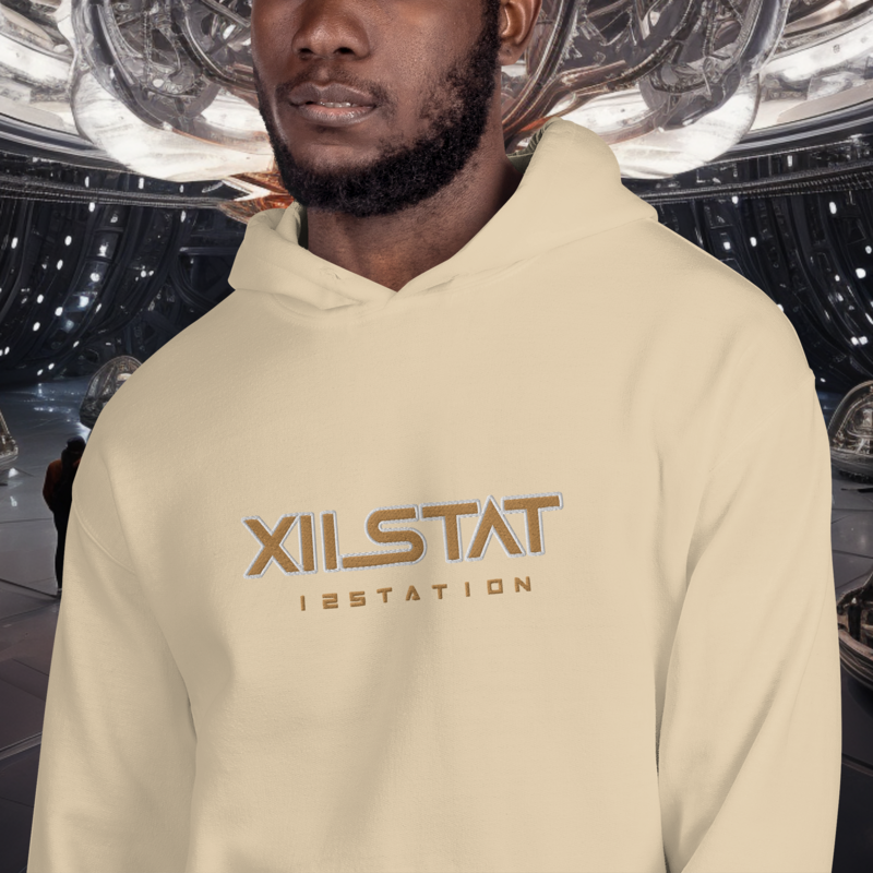 XII STAT - '12 STAT' Embroidered Hoodie