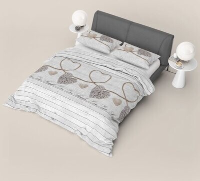 Refined Bedding Dekbedovertrek Live Laugh Love 240 x 220 cm