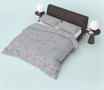 Refined Bedding Dekbedovertrek Japon Blue   240 x 220 cm