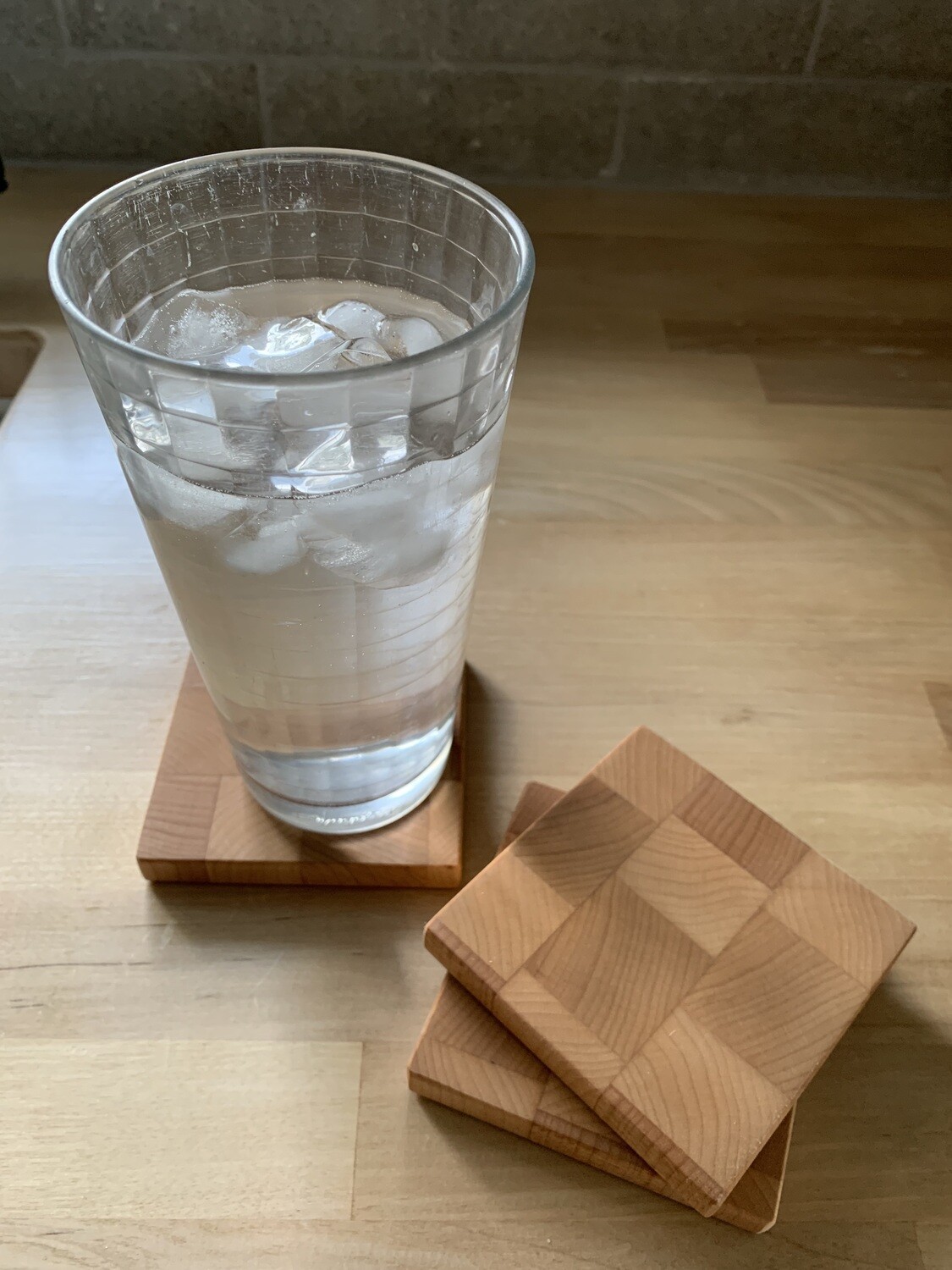 4 End Grain Coasters