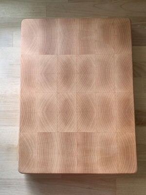 Maple End Grain Cutting Board 12 x 17 2&quot; Thick