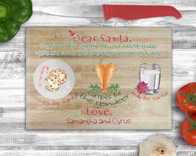 Cookies for Santa Hot Plate/Cuttting Board