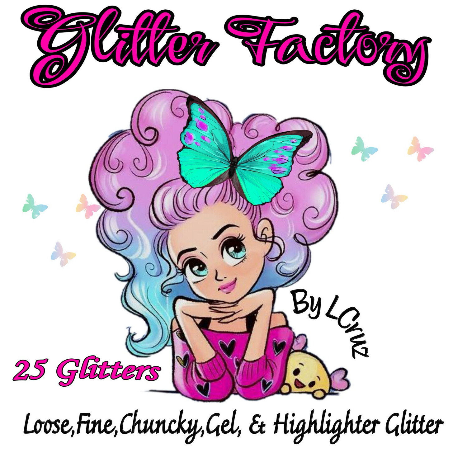 LCRUZ Glitter Factory -25 Glitters