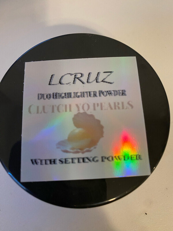 LCRUZ-Duo Highlighter With Setting Powder-Clutch Yo Pearls