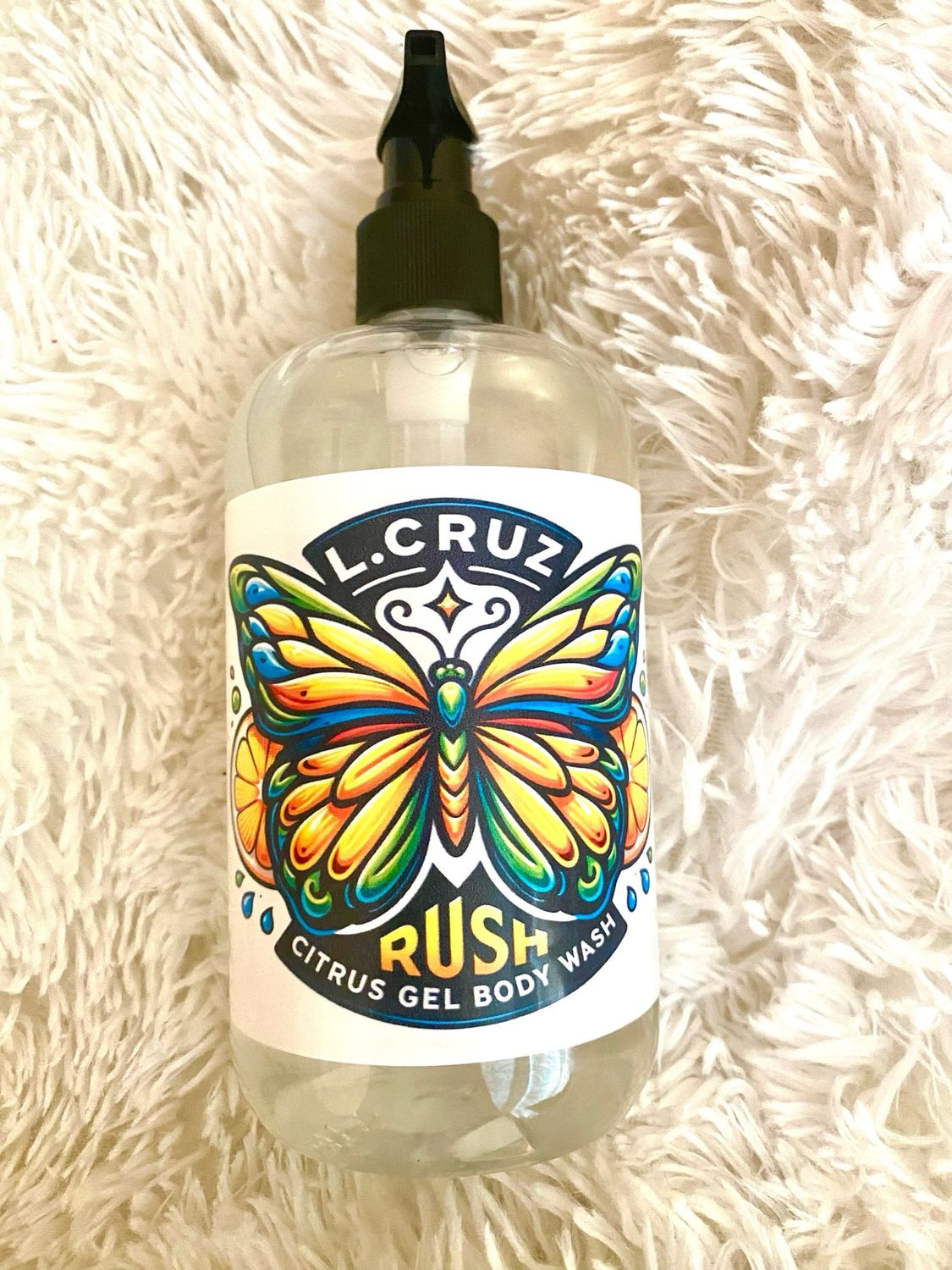 L.CRUZ  Rush -Citrus Gel Body Wash