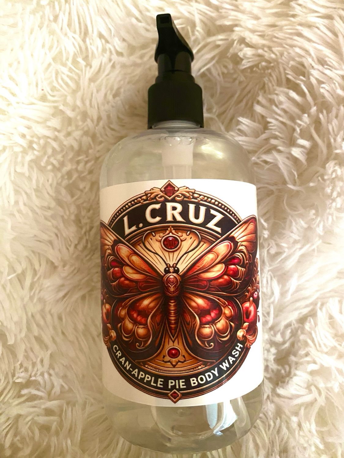 L.CRUZ  Cran Apple Pie Gel Body Wash