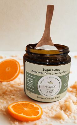 Sweet Orange Swirl Sugar Scrub