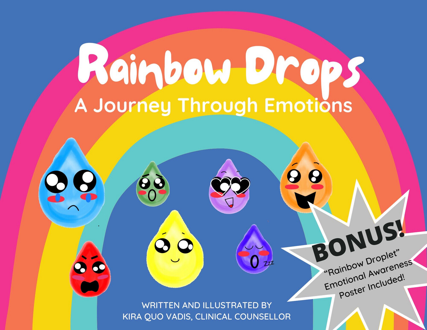 Rainbow Drops- A Journey Through Emotions