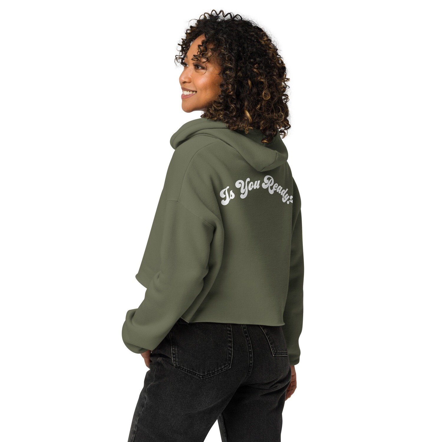 Are You Ready? Crop Hoodie