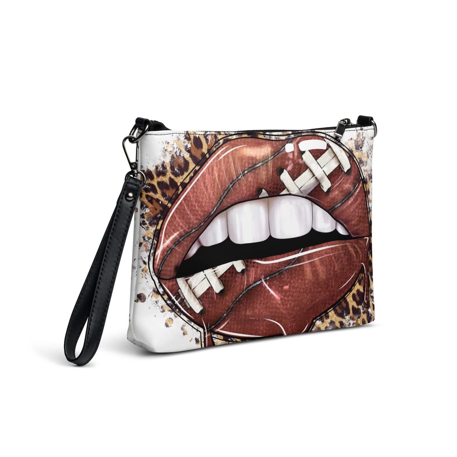 Animal Print Football Crossbody bag