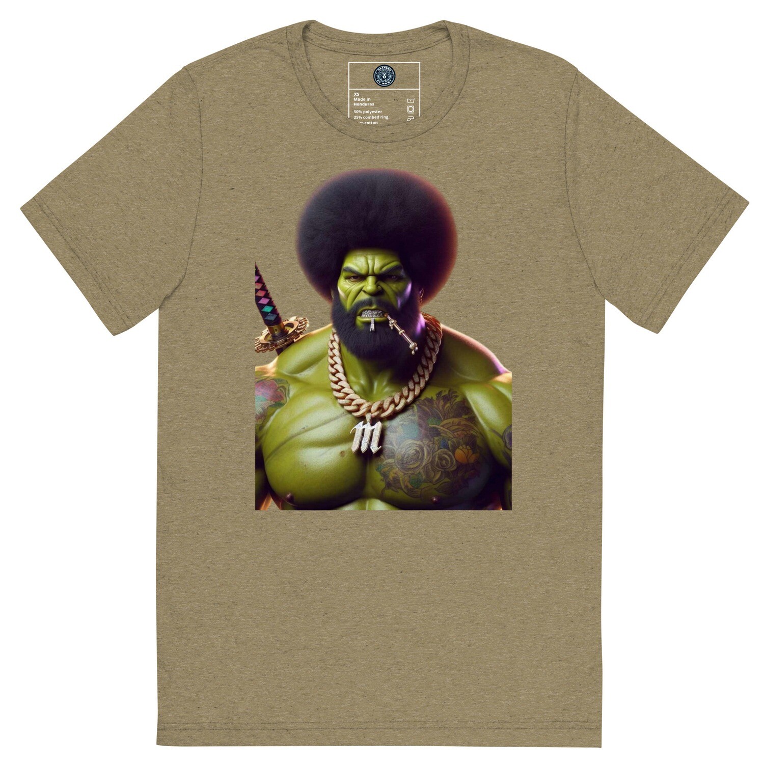Mean Green Samurai Short Sleeve T-Shirt