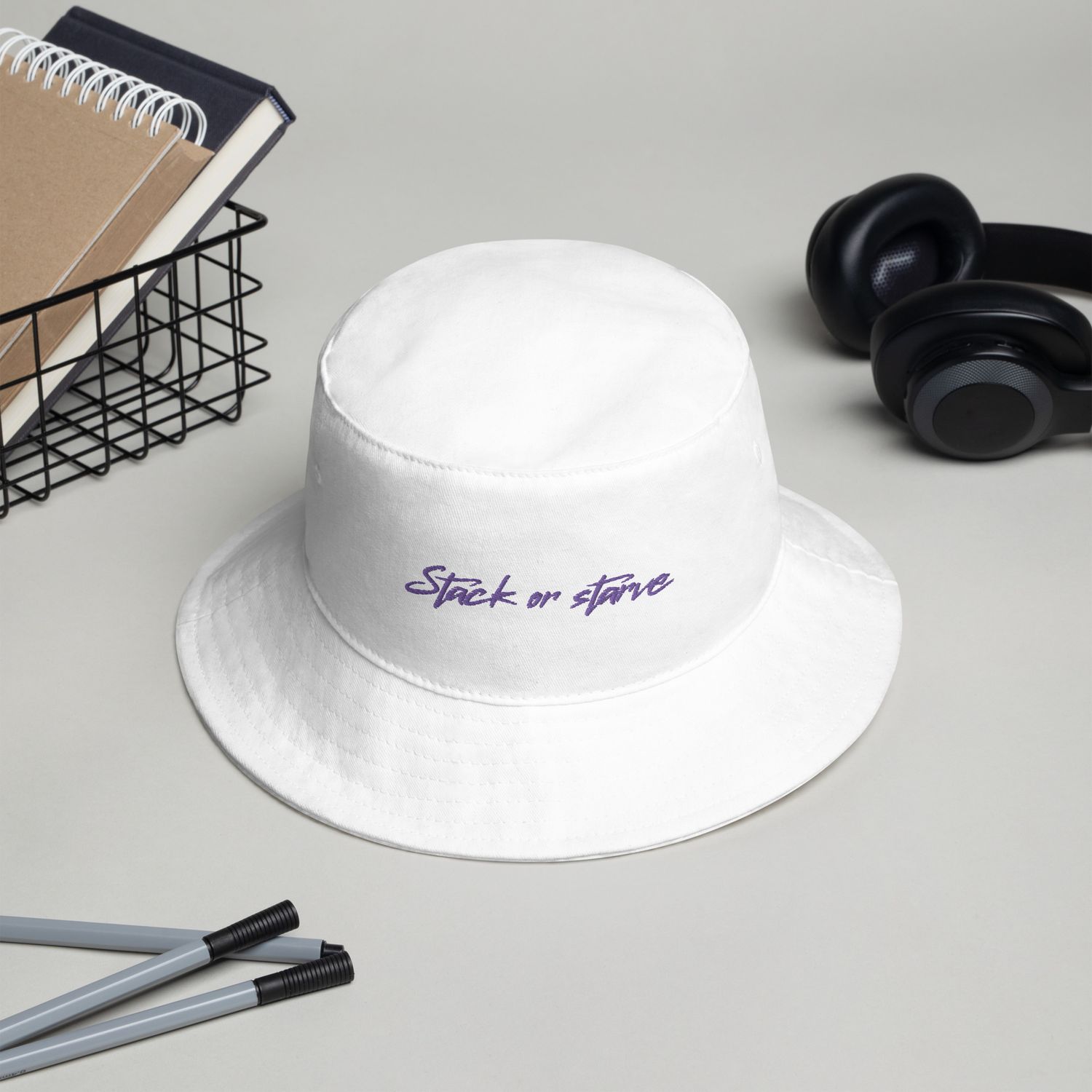 Bucket Hat Stack or Starve