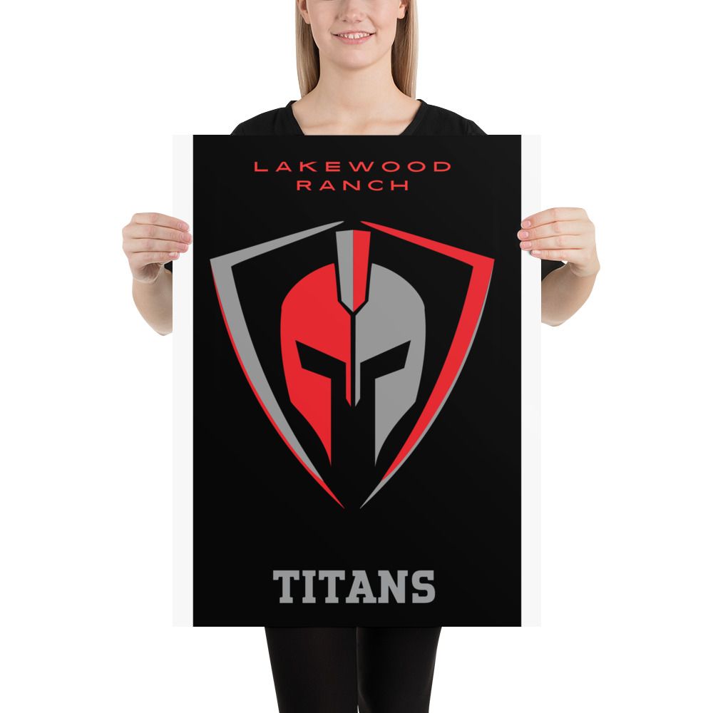LakeWood Ranch Titans Photo glossy poster