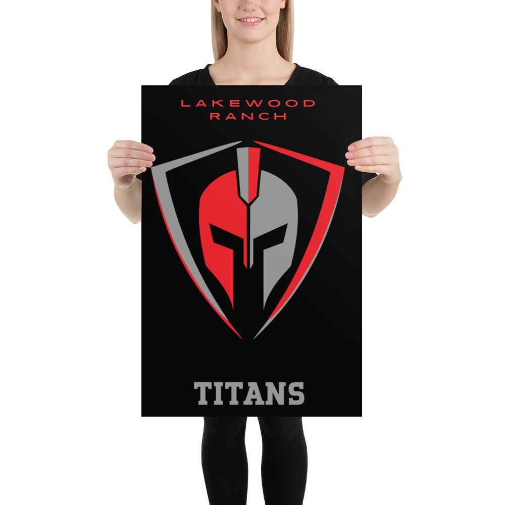 LakeWood Ranch Titans Photo glossy poster
