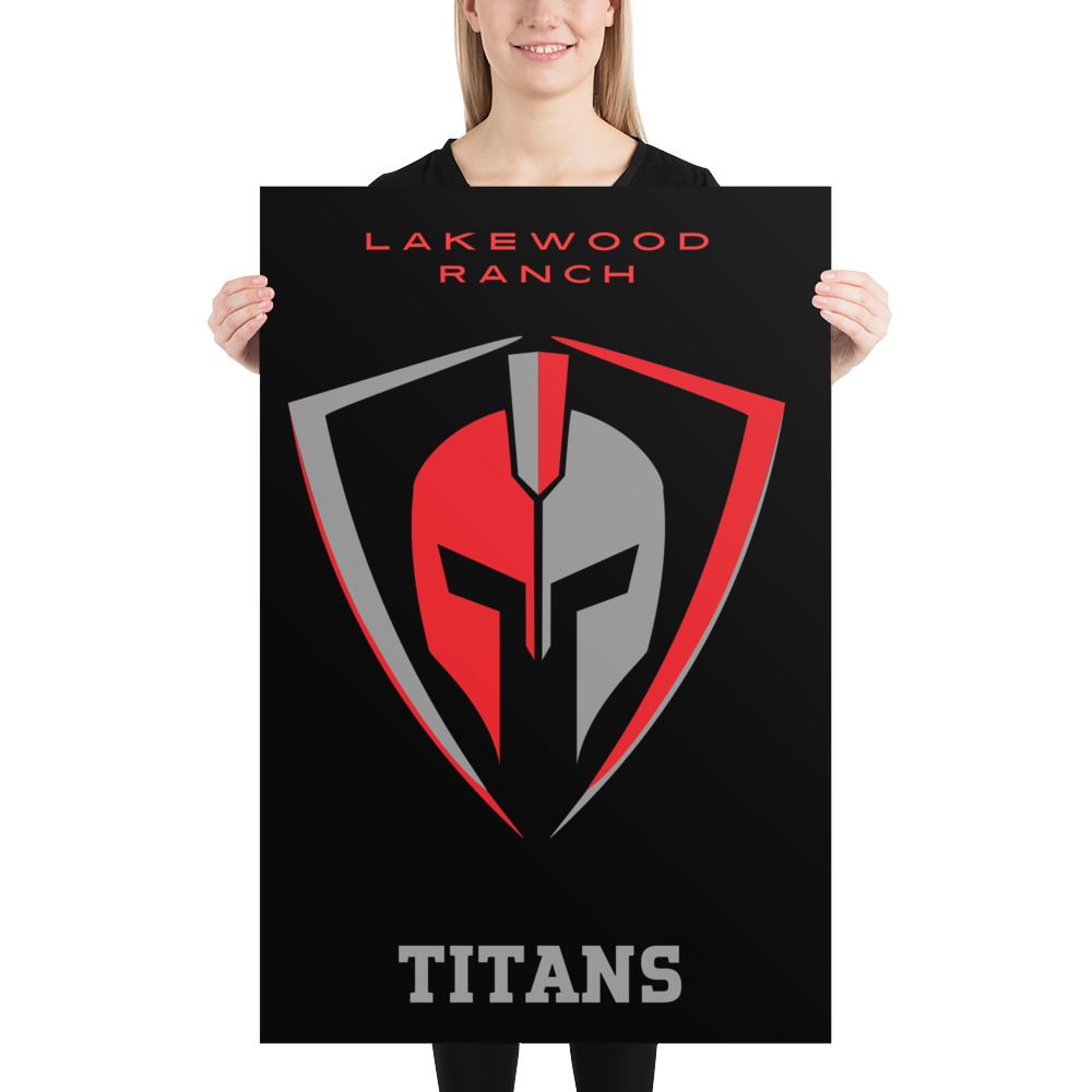 LakeWood Ranch Titans Photo glossy poster