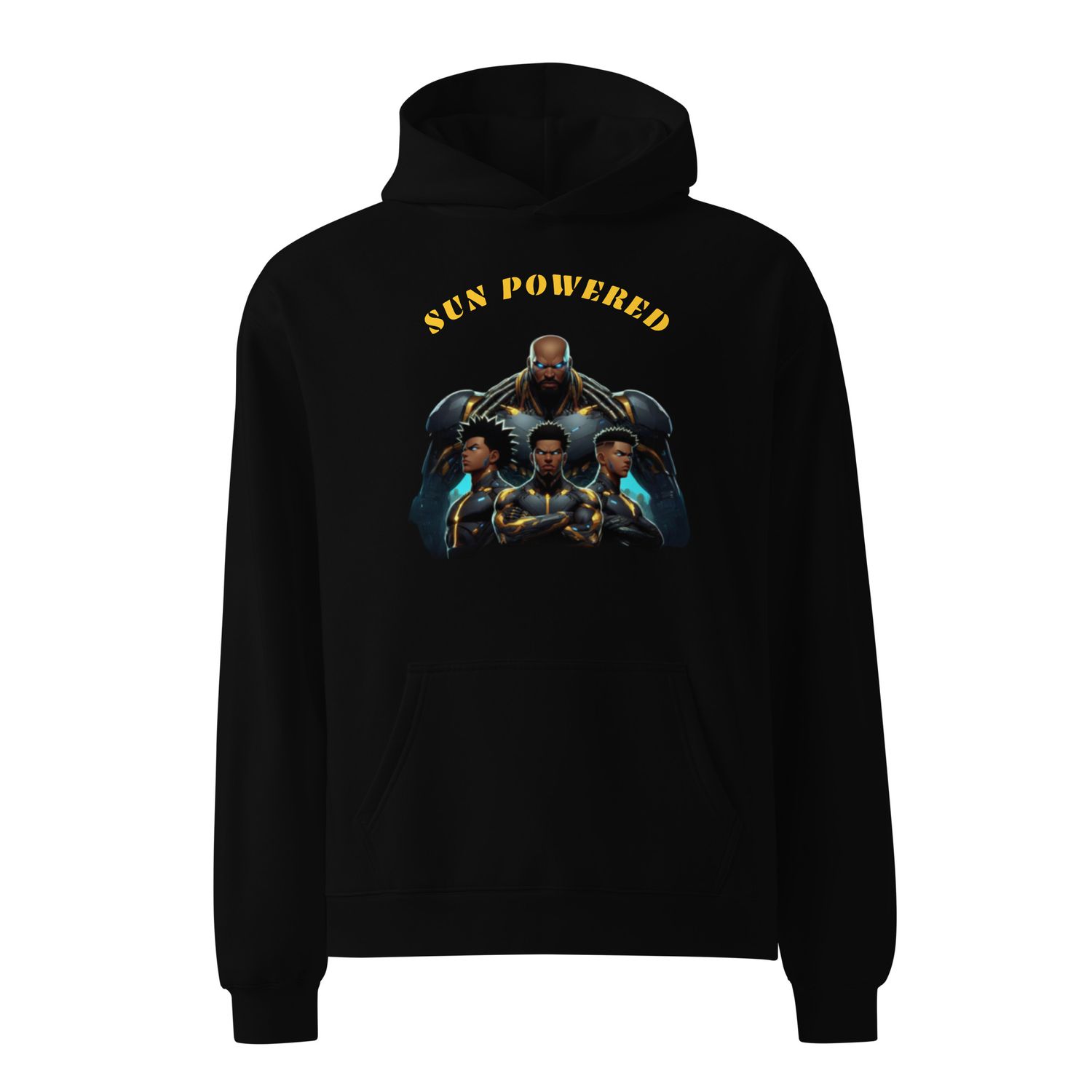 SUN POWERED Unisex oversized hoodie