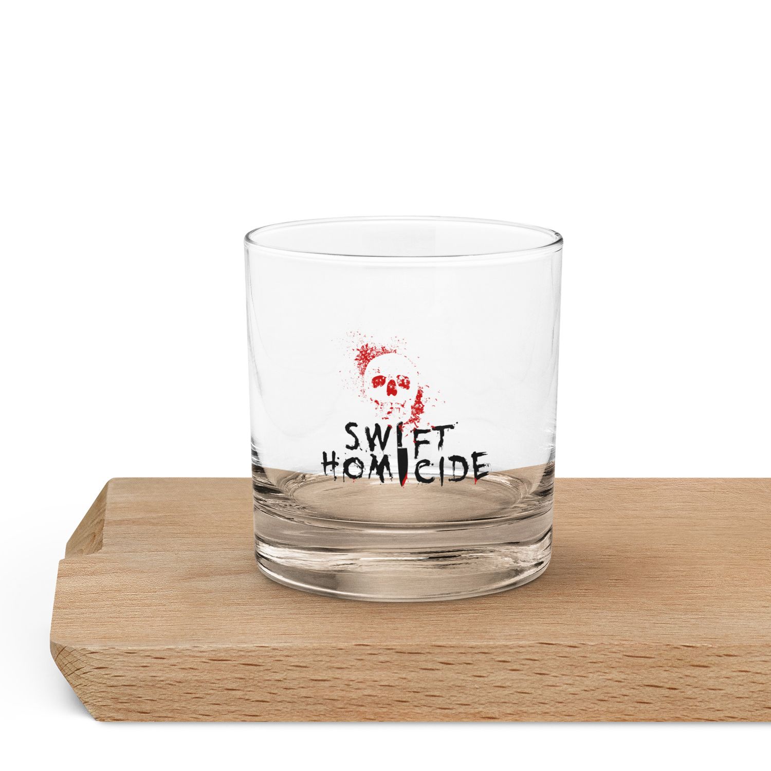 Swift Homicide Rock glass