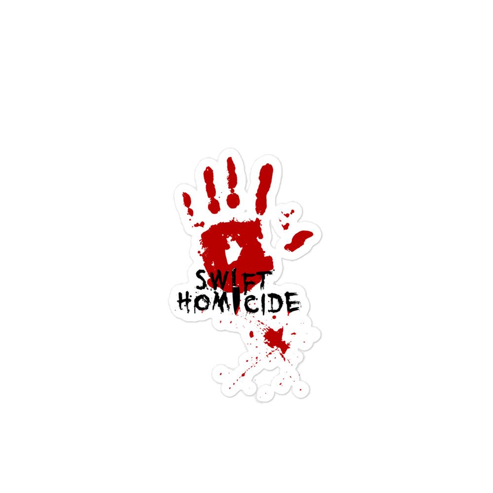Swift Homicide Bubble-free stickers