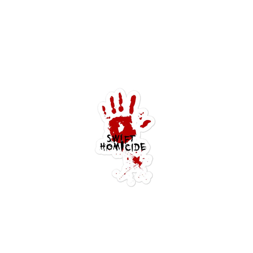 Swift Homicide Bubble-free stickers