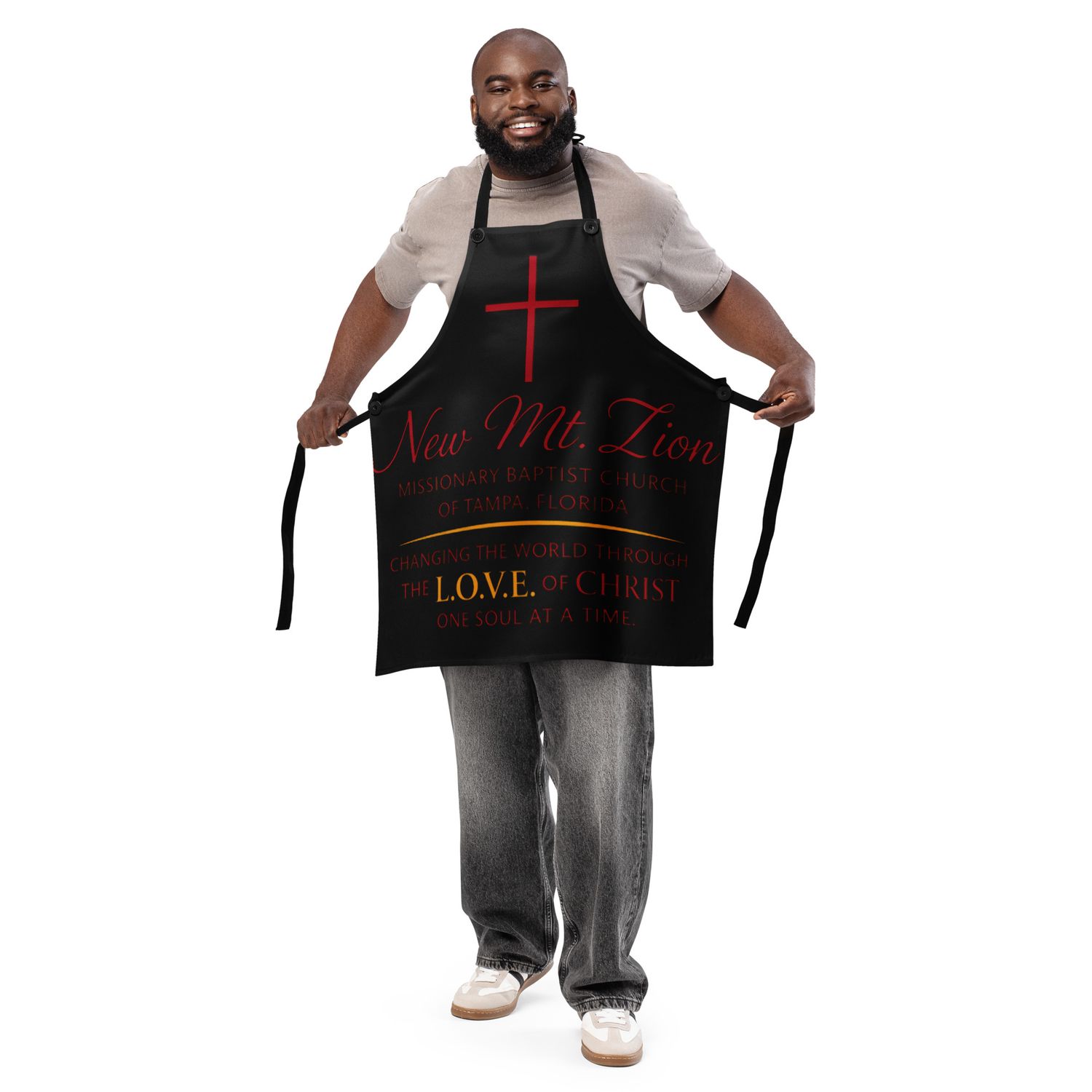 New Mt. Zion Tampa Black Apron