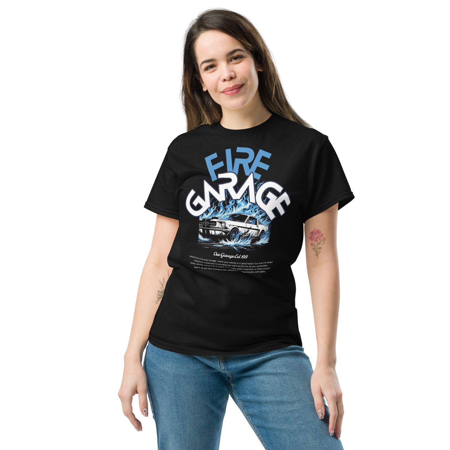 Fire Garage Stang T-shirt