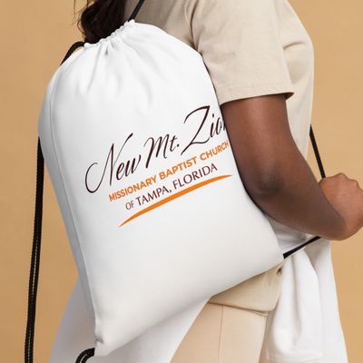 New Mt. Zion Tampa Drawstring Bag