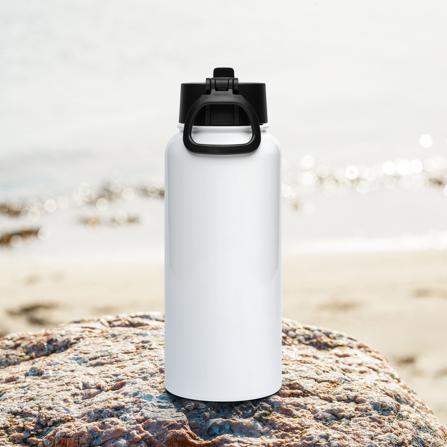 New Mt. Zion Tampa Stainless Steel Water Bottle with a straw lid