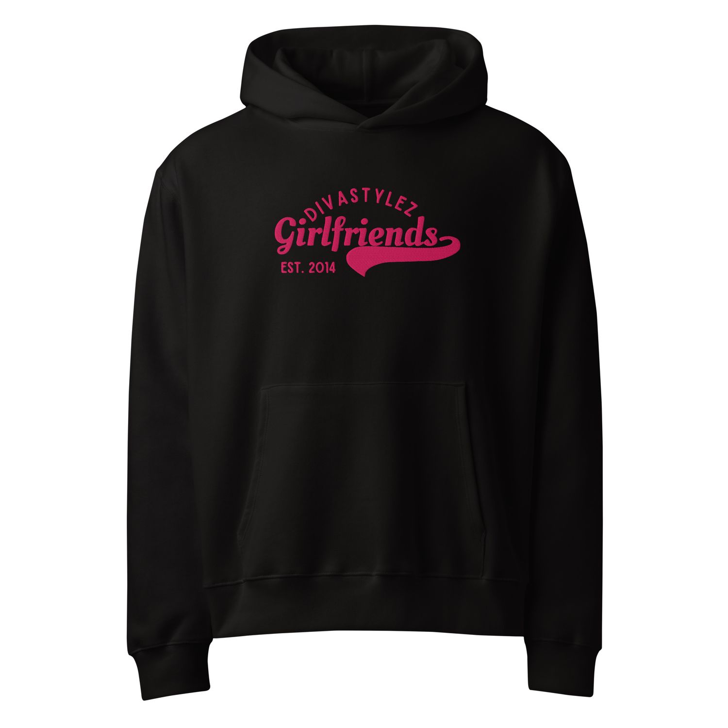DIVASTYLEZ GIRLFRIENDS Oversized heavyweight hoodie