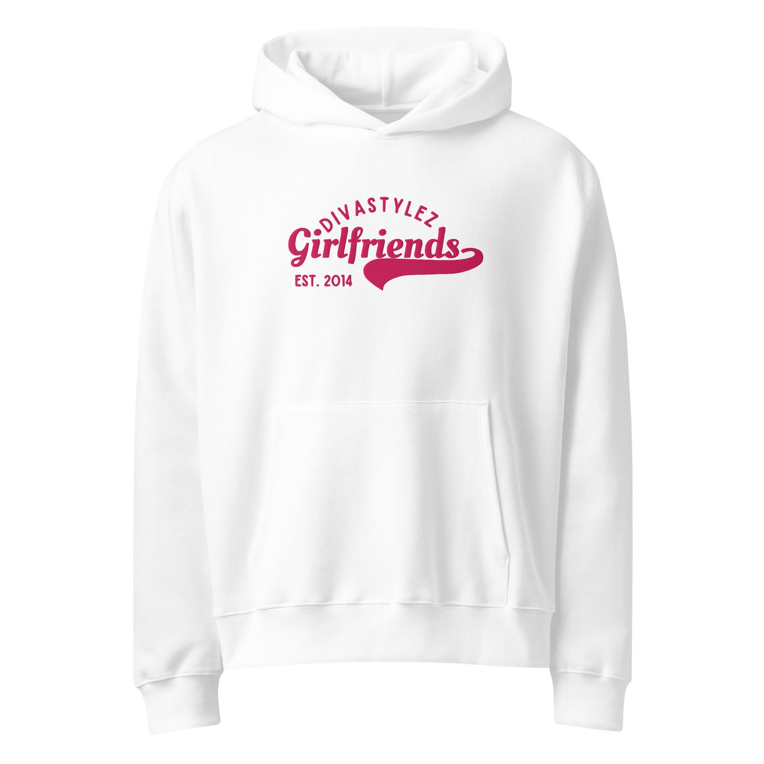DIVASTYLEZ GIRLFRIENDS Oversized heavyweight hoodie