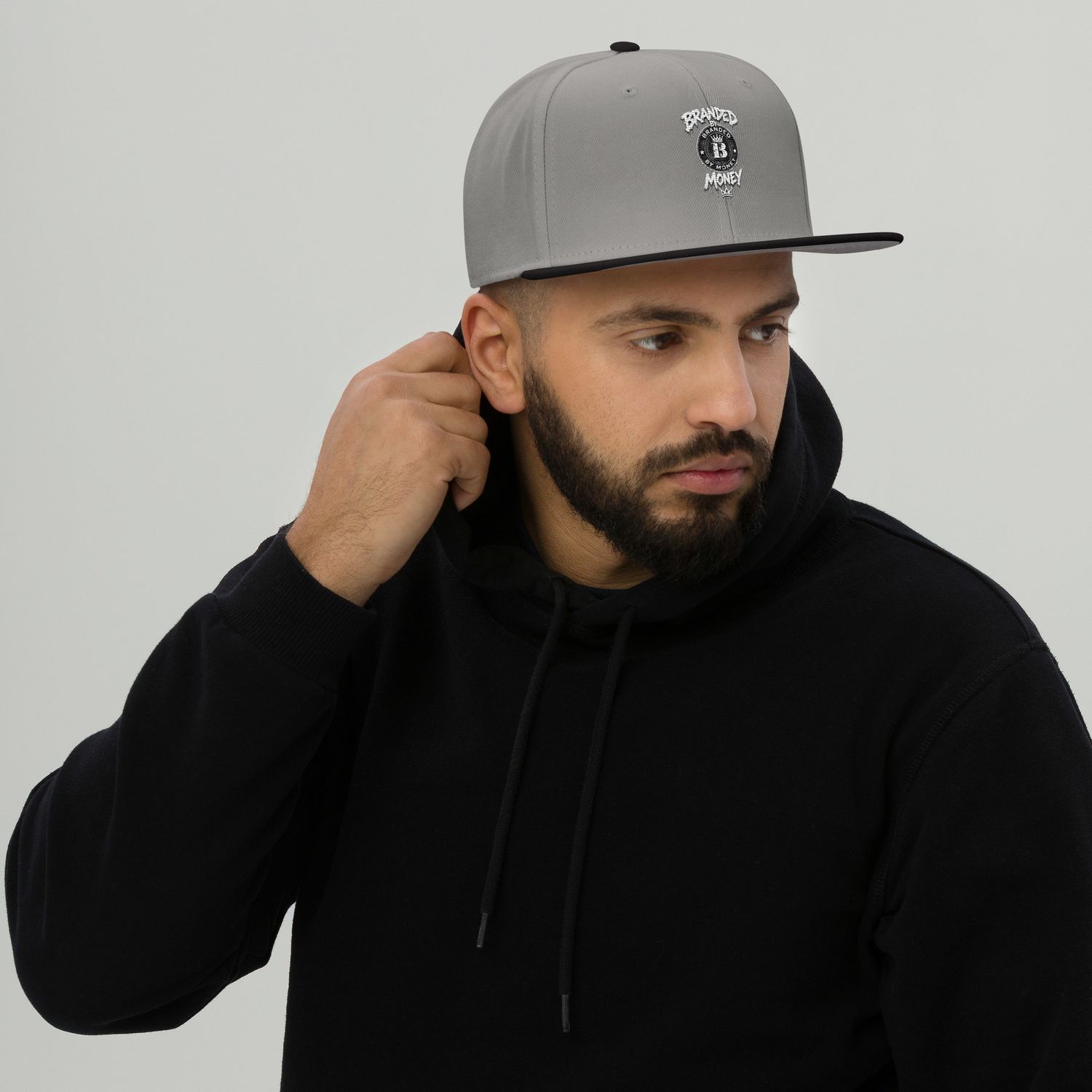 BRANDED BY MONEY SNAPBACK HAT BY OAKLAND MIKE