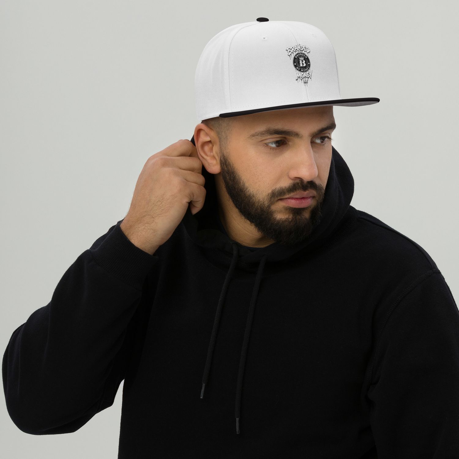 BRANDED BY MONEY SNAPBACK HAT BY OAKLAND MIKE