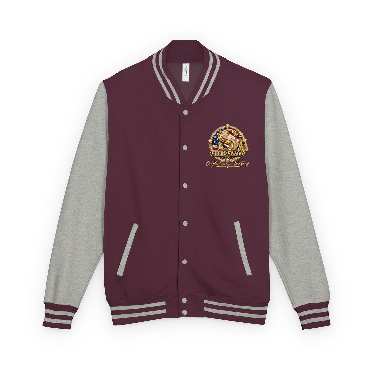 Heavyweight letterman jacket