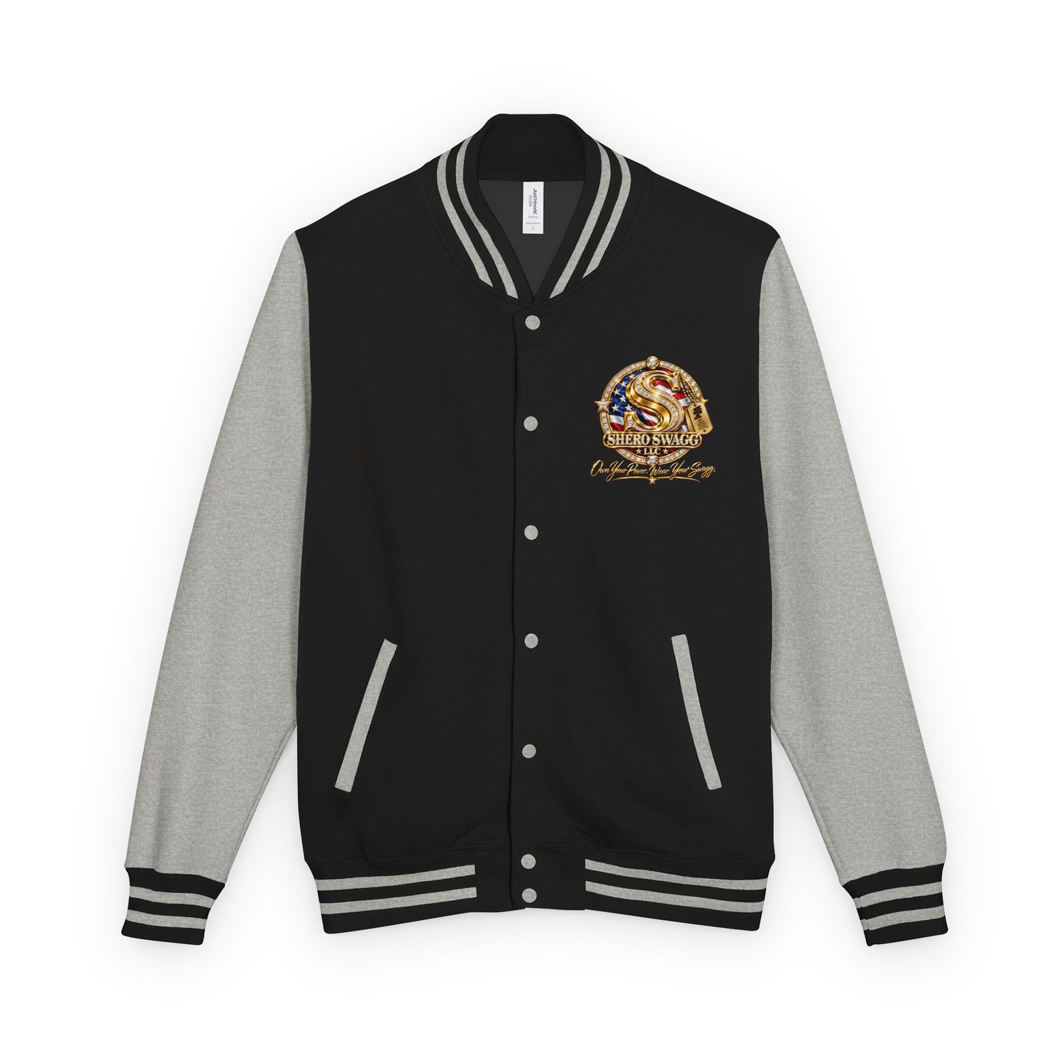 Heavyweight letterman jacket