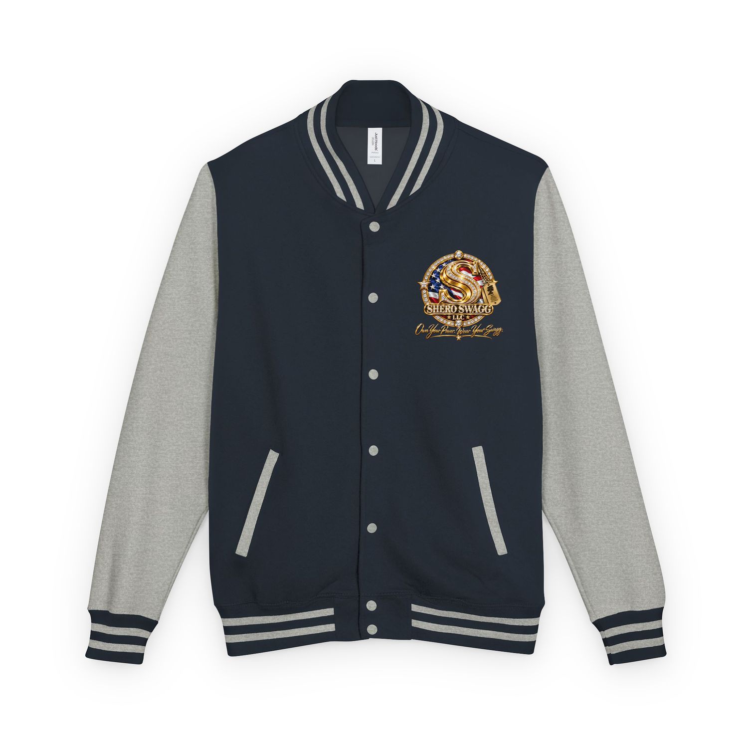 Heavyweight letterman jacket