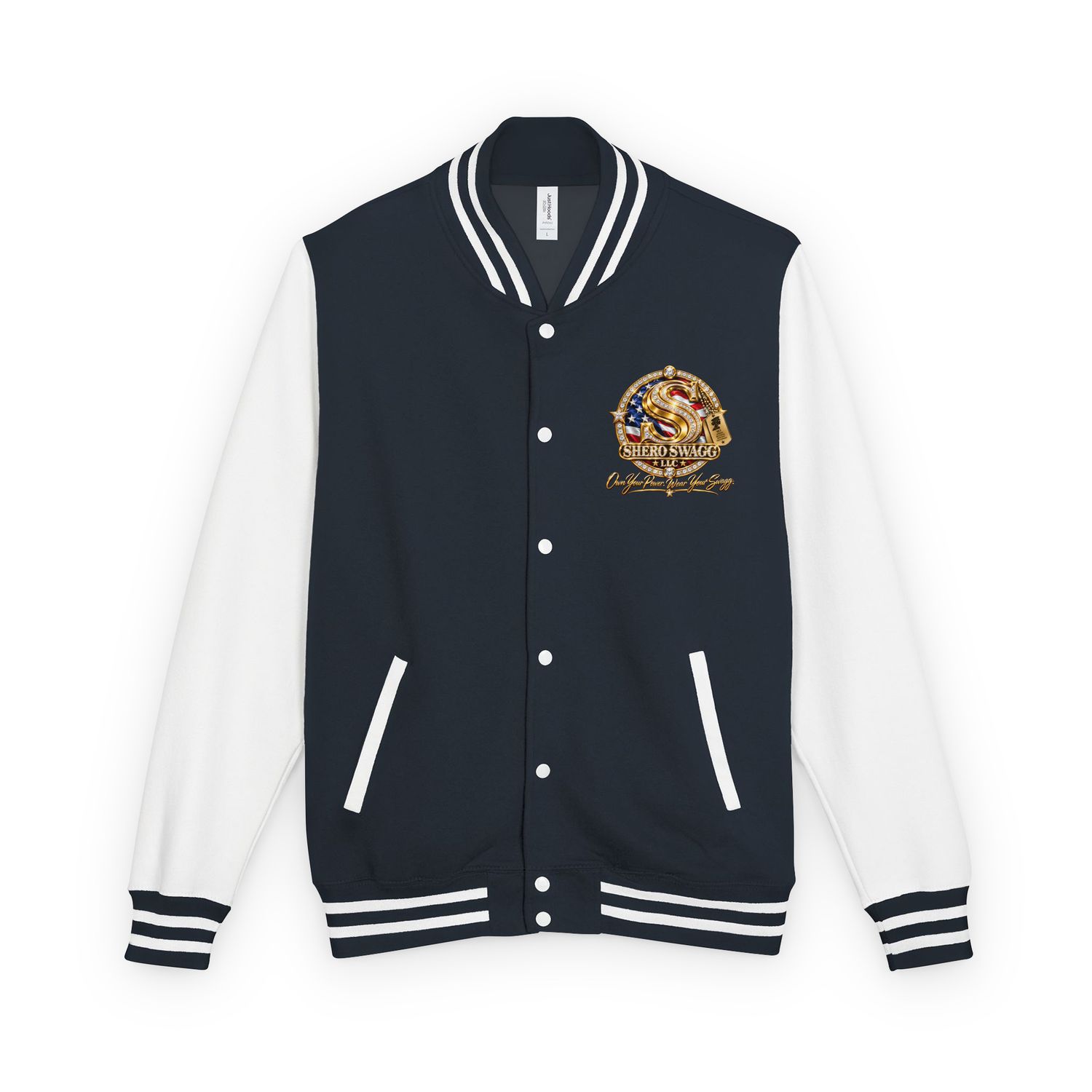 Heavyweight letterman jacket