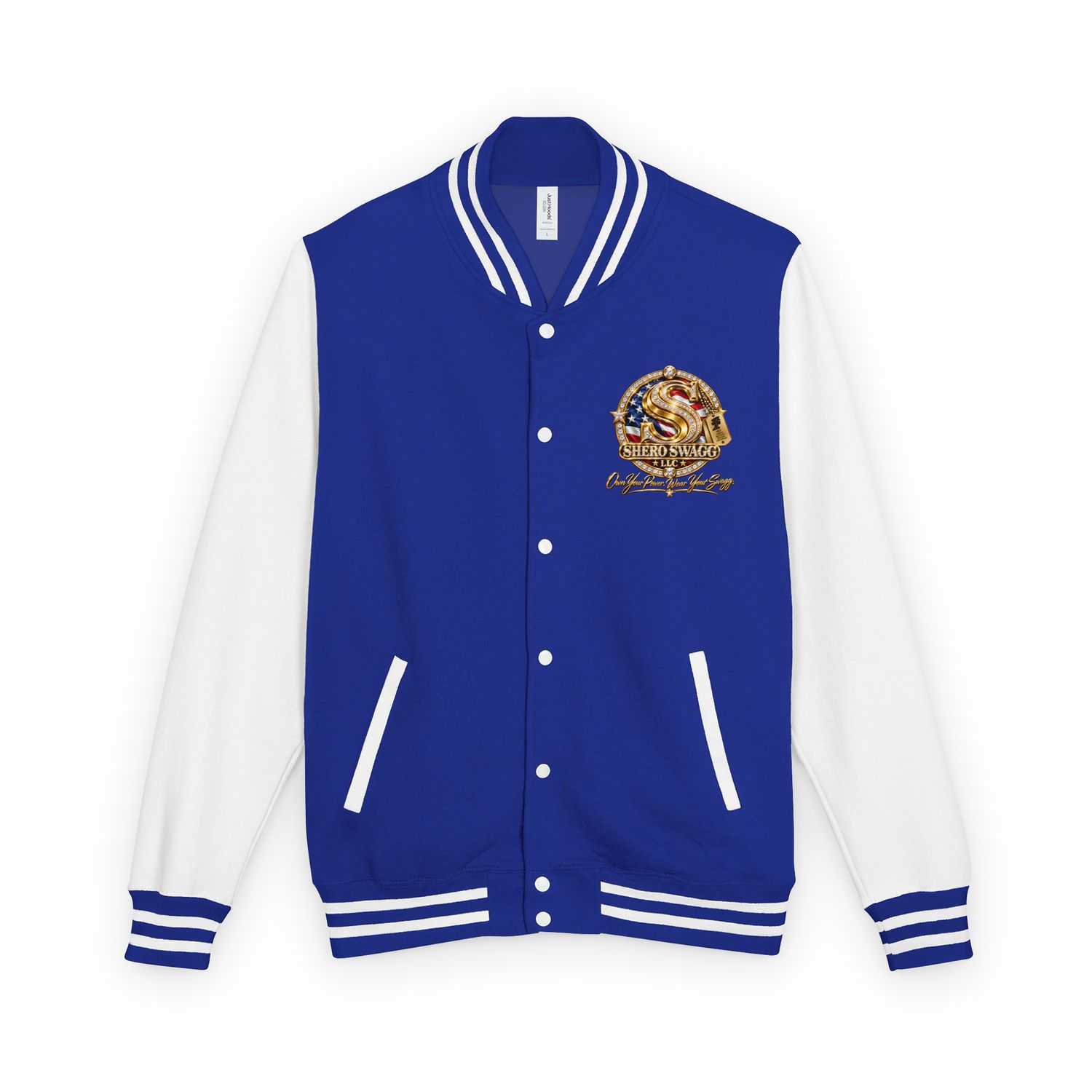 Heavyweight letterman jacket