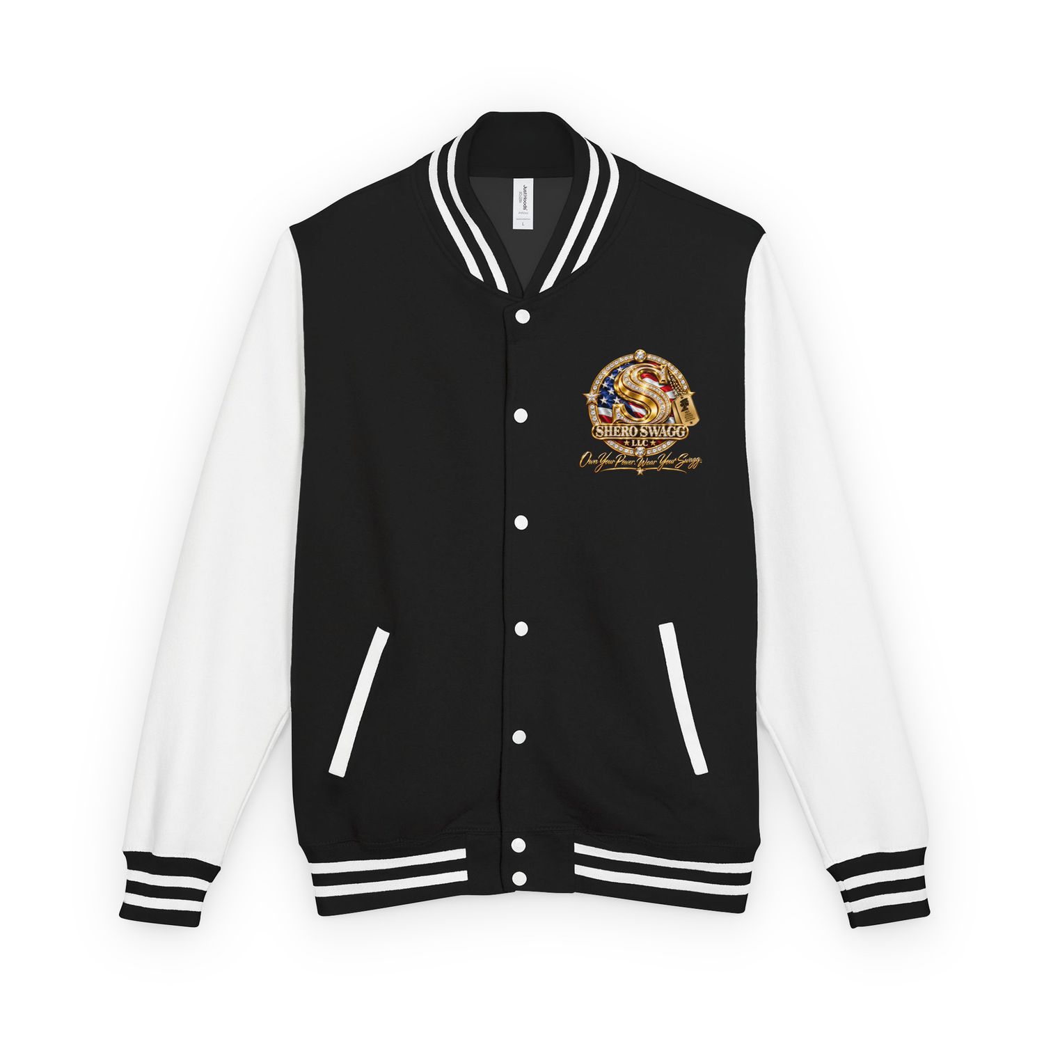 Heavyweight letterman jacket