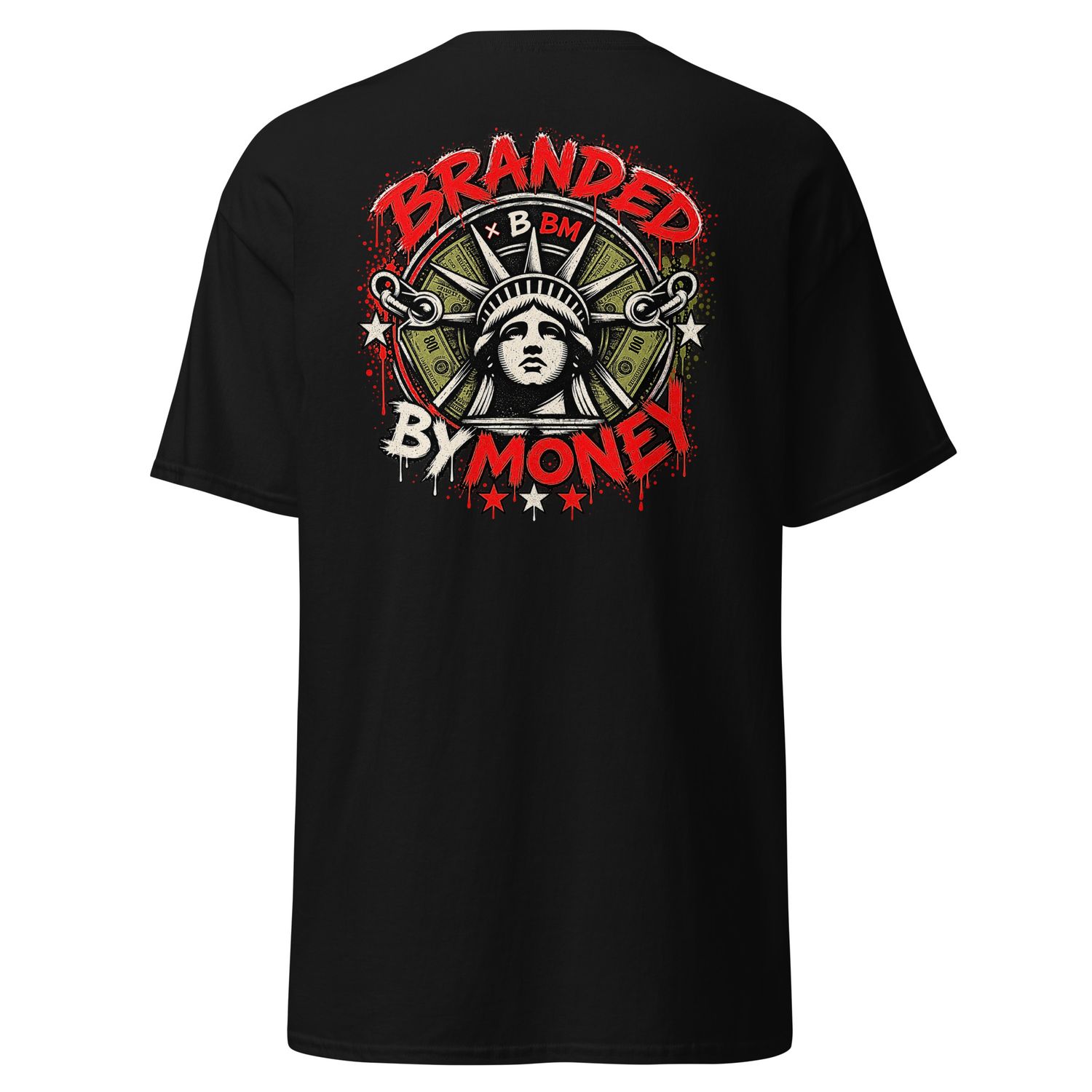 Military Veteran Dog Tag T-Shirt – Red &amp; Olive | Branded By Money