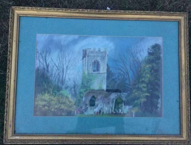 Old Ruined Church,Ayot, Herts