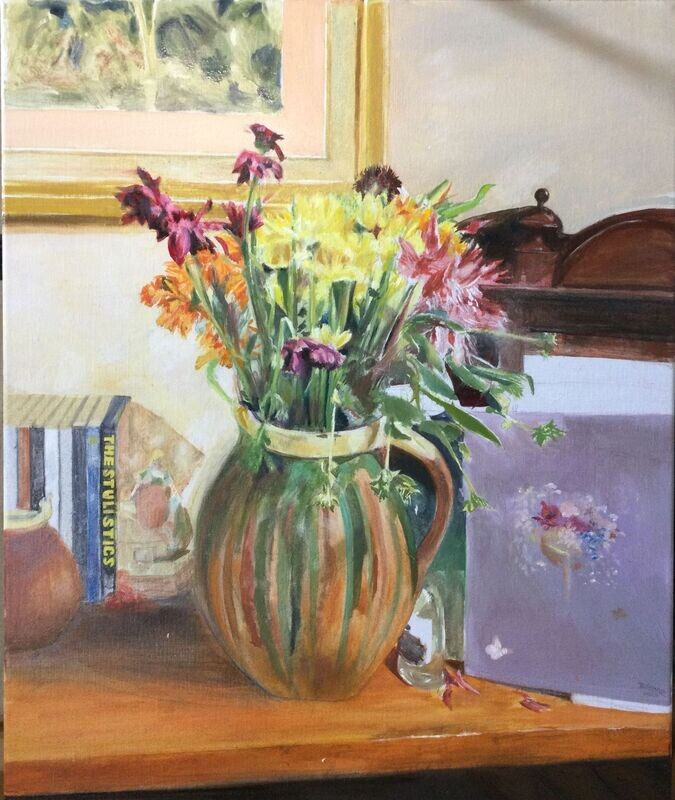 Flowers in a jug